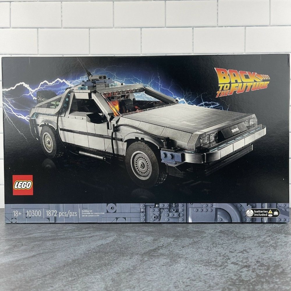 Lego Back To The Future Delorean Time Machine 3 in 1 Marty Mcfly Doc Brown Hover